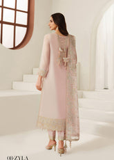 Reena By Alizeh Embroidered Chiffon 3 Piece Unstitched Suit AF25RV5 D-4054 ZYLA